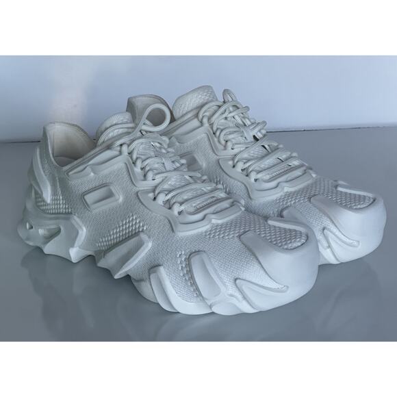 Bottega Veneta Men\'s Tech Knit White Flex Sneakers 11 US (44 Eu) 788808 NIB $890 main image 13